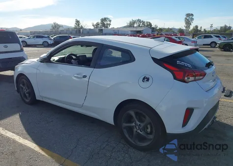 2019 Hyundai Veloster 2.0 from USA, damaged, VIN KMHTG6AF4KU018930